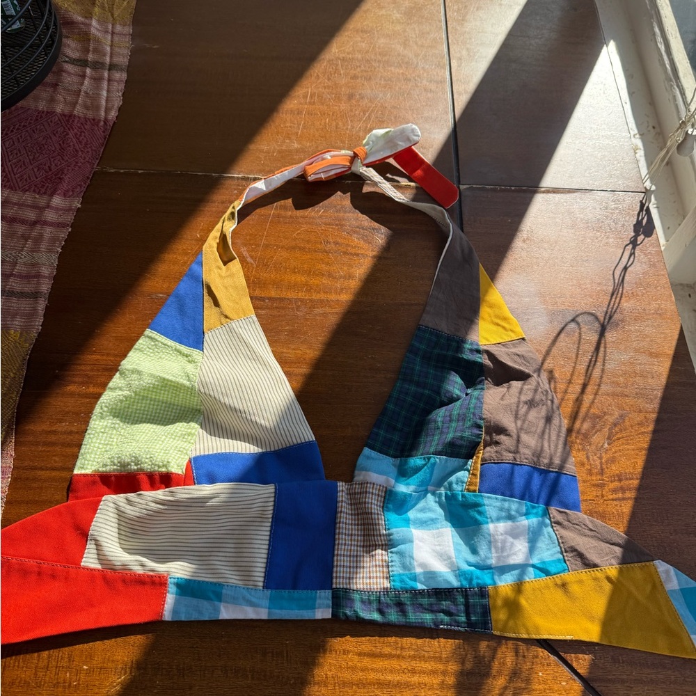 Original Oddli Patchwork Halter Top - image 2